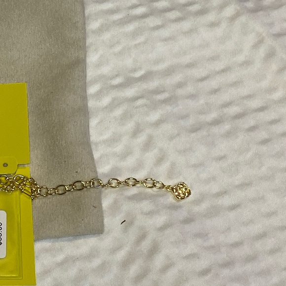 Kendra Scott Elisa Necklace with Stone Pendant 14k overlay - Picture 3 of 5